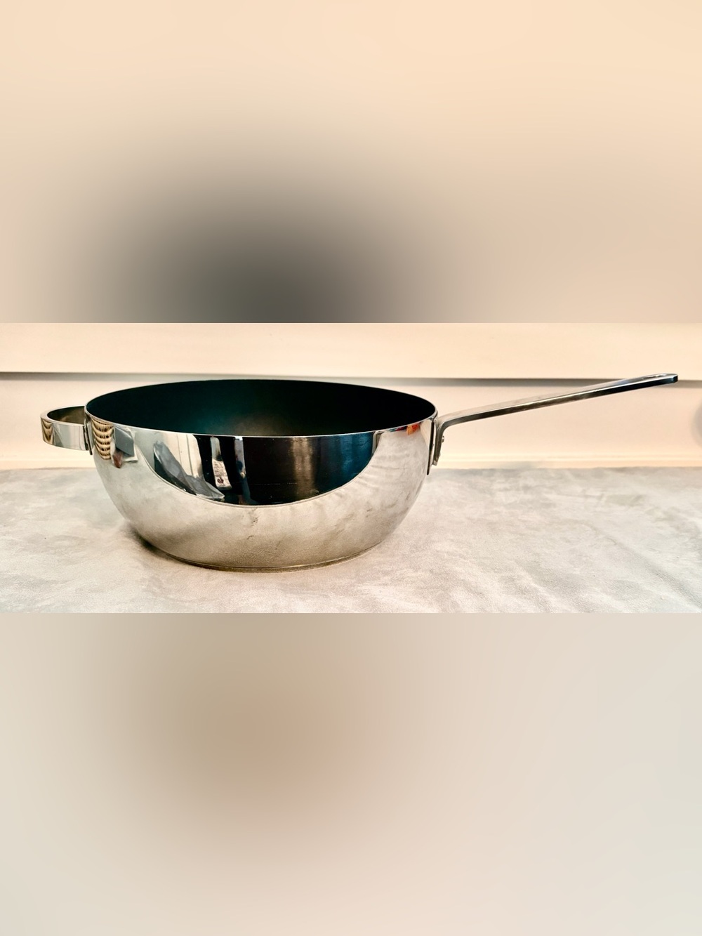 vintage IKEA Orbit pan wok non-stick MCM style modern design stainless steel